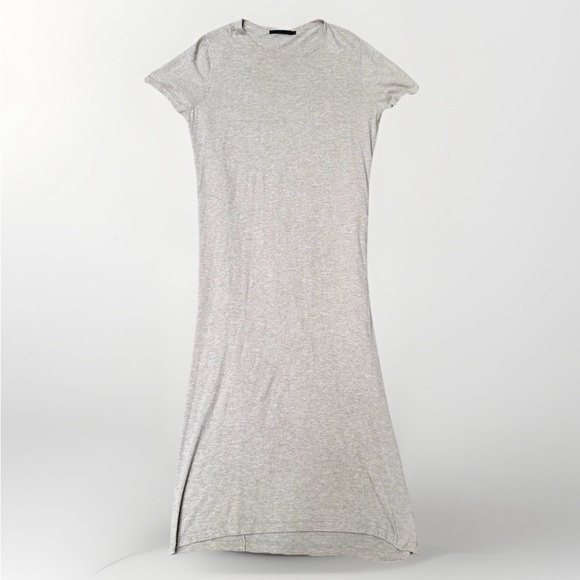 Jenni Kayne Eco T-Shirt Midi Maxi Dress Oatmeal  XXL Luxury Minimalist Neutral - Picture 2 of 9